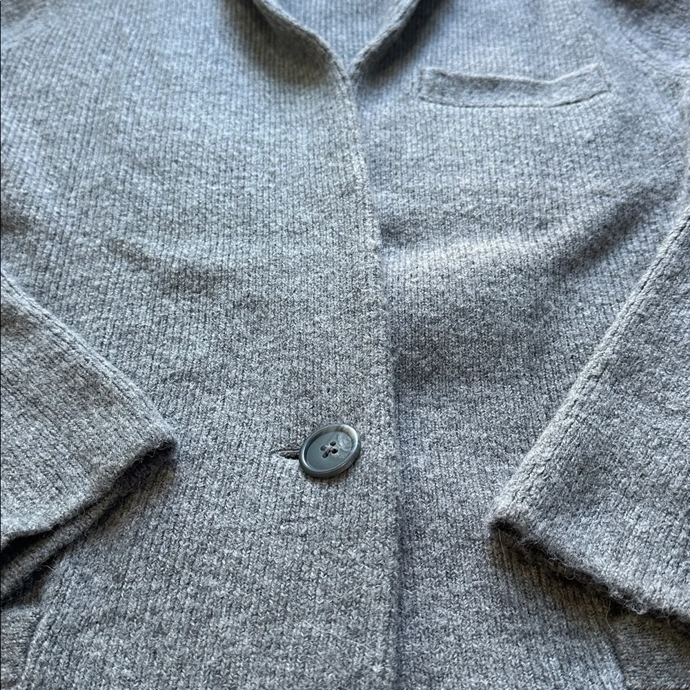 J.Crew Cocoon Sweater Blazer Grey BA551 size XXS